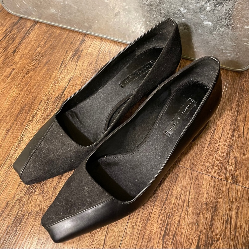 Charles & Keith square head & square heels